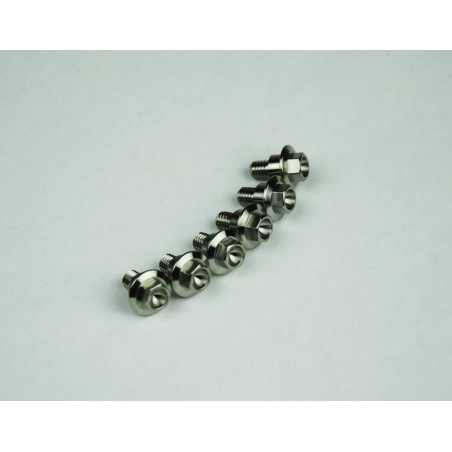 Juego de tornillos de titanio SCAR M6x12 por 6 para KTM EXC 300, SX 125, HUSQVARNA FC 250, FC 350 y GAS GAS EC 300, ECF 350