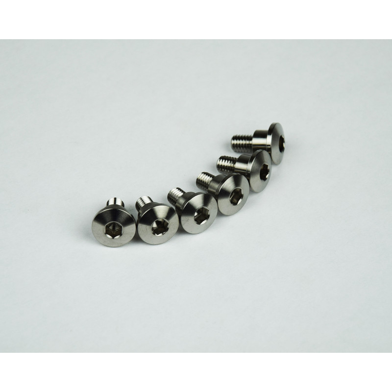 Juego de tornillos de titanio SCAR M6x14 por 6 para YAMAHA YZ 125, YZ 250, YZ 250 X, YZF 250, YZF 450 de 2008 a 2027