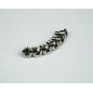 Kit vis titane SCAR M6x11 par 6 pour HONDA CRF 150, CRF 250, CRF 250 X, CRF 450, CRF 450 X de 1997 à 2027
