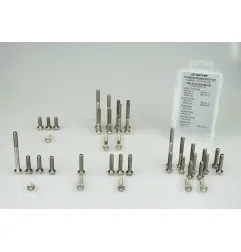 Kit de tornillos para el motor SCAR Titanio para YAMAHA YZ 250, YZ 250 X, YZF 250 y FANTIC XEF 250, XXF 250 de 2019 a 2027