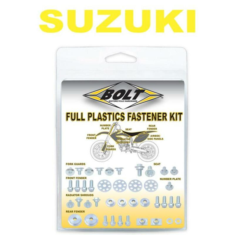 BOLT Full Plastics Fastener Kit for SUZUKI RMZ 250, RMZ 450 2018-2027