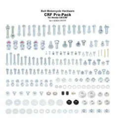 BOLT Schraubensatz Pro Pack-F für HONDA CR 125, CRF 250, CRF 250 X, CRF 450, CRF 450 X 2000-2021