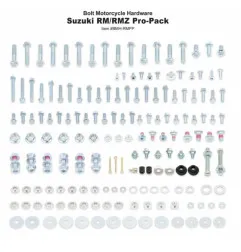 Kit de tornillería BOLT Pro Pack-Z para SUZUKI RM 125, RM 250, RMZ 250, RMZ 450 de 2001 a 2027