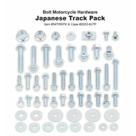 Kit de tornillería BOLT Track Pack 2 - Honda/Kawasaki/Suzuki/Yamaha