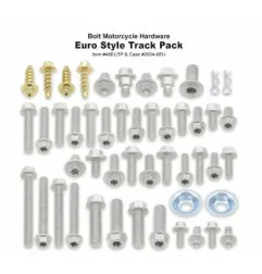 Kit de tornillería BOLT Track Pack - motos europeas para KTM EXC 250, EXC 300, SX 250, SX 50, SX 65 y BETA RR 250 de 2003 a 2027