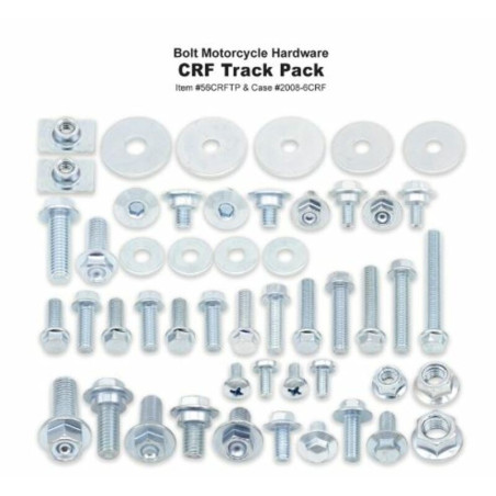 BOLT Schraubensatz Pro Pack-F für HONDA CRF 450, KAWASAKI KXF 250, YAMAHA YZF 450 und SUZUKI RMZ 250 2000-2027