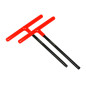 RFX Pro Series T-Bar Set Standard Reach with Rubber Handle - Black/orange