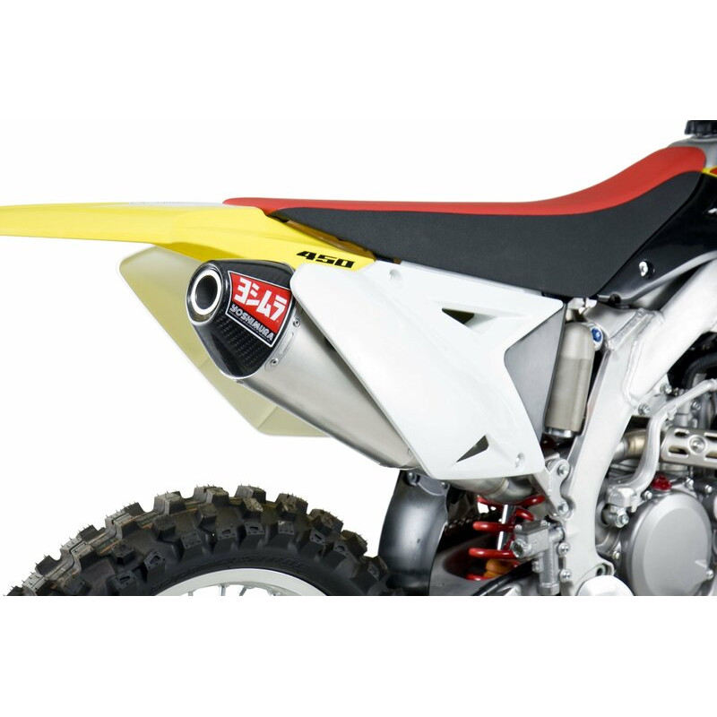 Ersatz-Schalldämpfer YOSHIMURA USA RS4 Edelstahl/Alu Carbon-Endkappe für SUZUKI RMZ 450 2008-2017 Ersatz-Schalldämpfer YOSHIMURA USA RS4 Edelstahl/Alu Carbon-Endkappe für SUZUKI RMZ 450 2008-2017
