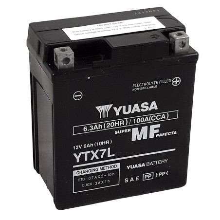 YUASA W/C Battery Maintenance Free Factory Activated - FA for TM RACING, KAWASAKI, HONDA and DERBI 1974-2025
