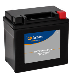 TECNIUM Factory-Activated Battery BTX5L (FA) for KTM EXC 250, BETA RR 125, POLARIS OUTLAW 50 and HONDA CRF 230 1973-2027