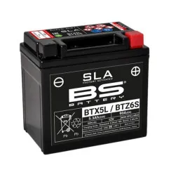 BS BATTERY SLA Battery Maintenance Free Factory Activated - BTX5L / BTZ6S for KTM, BETA, POLARIS and HONDA 1973-2027