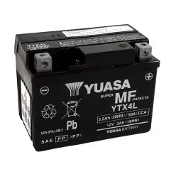 Batería YUASA W/C activada de fábrica sin mantenimiento - (FA) para KTM SMR 450, RIEJU MRT 50, HONDA CR 125 y HUSQVARNA WR 125