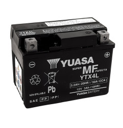 YUASA W/C Battery Maintenance Free Factory Activated - FA for KTM SMR 450, RIEJU MRT 50, HONDA CR 125 and HUSQVARNA WR 125