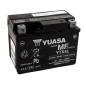 YUASA Batterie Wartungsfrei - Werkseitig aktiviert - FA für KTM SMR 450, RIEJU MRT 50, HONDA CR 125 und HUSQVARNA WR 125