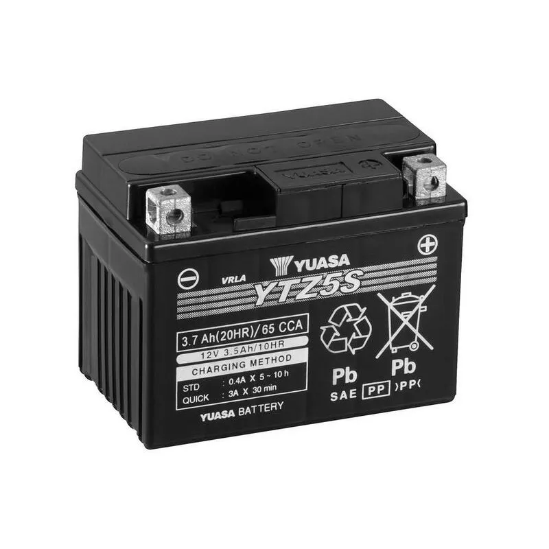YUASA Wartungsfreie Batterie Werkseitig aktiviert für KTM EXC 250, SXF 450, HUSQVARNA FE 250, FE 450 und HONDA MONKEY, MSX 125