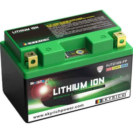 SKYRICH Battery Lithium-Ion - LTZ10S for KTM ENDURO 690, HUSQVARNA SUPERMOTO 701, GAS GAS ES 700 and YAMAHA YFM 350 RAPTOR 2WD