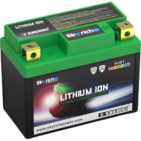 SKYRICH Lithium-Ionen-Batterie für KTM EXC 250, BETA RR 125, APRILIA RX 50 und HONDA CRF 230 1973-2027