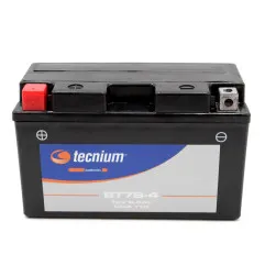 Batería TECNIUM activada de fábrica BT7B-4 (FA) para SUZUKI DRZ 400, CAN-AM DS 450, YAMAHA TTR 250 y KAWASAKI KLX 400