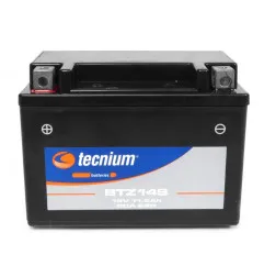 Batería TECNIUM activada de fábrica BTZ14S (FA) para KTM, CF MOTO, HONDA y SUZUKI de 1993 a 2025