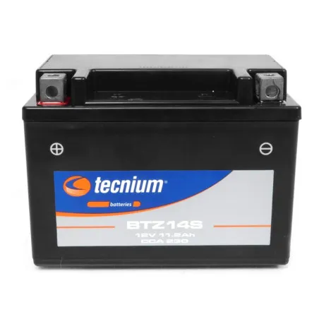 Batería TECNIUM activada de fábrica BTZ14S (FA) para KTM, CF MOTO, HONDA y SUZUKI de 1993 a 2025