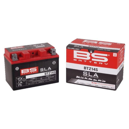 BS BATTERY SLA Battery Maintenance Free Factory Activated - BTZ14S for KTM, CF MOTO, BENELLI and SUZUKI 2002-2026