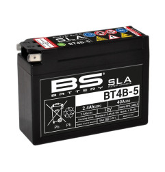 BS BATTERY SLA Battery Maintenance Free Factory Activated - BT4B-5 for YAMAHA TTR 110, TTR 50, TTR 90 and SUZUKI DRZ 70