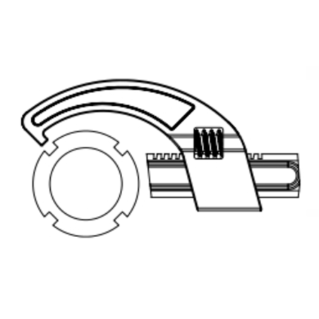 BUZZETTI Adjustable Hook Wrench Ø25-70mm