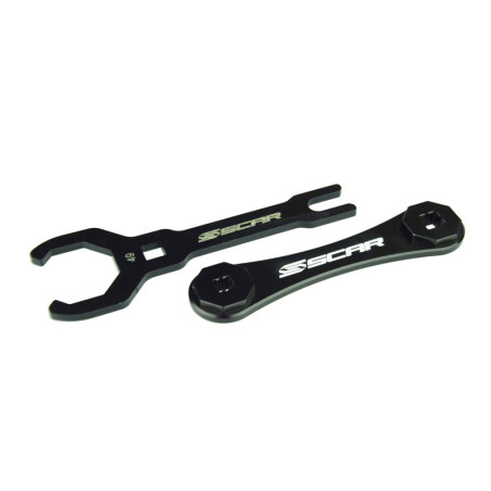 SCAR Gabelkappenschlüssel mit Doppelfunktion Ø 49 mm/8-kant - KYB Gabeln für YAMAHA, SHERCO, FANTIC und KAWASAKI 2006-2027