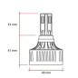RACETECH Replacement OEM Headlight LED Kit 12V 32W - x1 RACETECH Replacement OEM Headlight LED Kit 12V 32W - x1