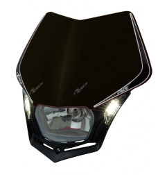 RACETECH V-Face Headlight Led Black
