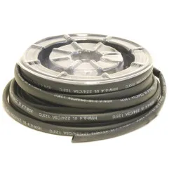 BIHR Reel of Heat-Shrinkable Tubing Black Ø9,5mm 8m