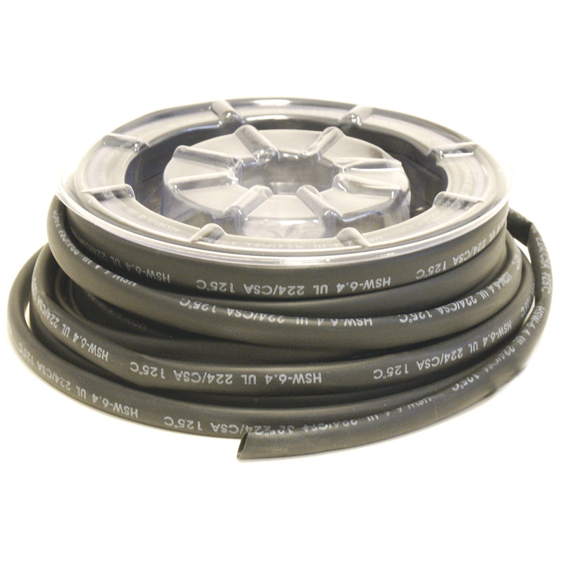 BIHR Rolle Schrumpfschlauch schwarz Ø 9,5 mm 8 m