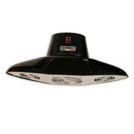 CAPIT Kombitrockner Warm- und Kaltluft 230V Schwarz