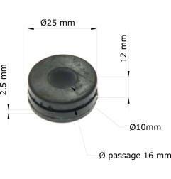 TOURMAX Silentblöcke für HONDA CR 125, CR 250 1981