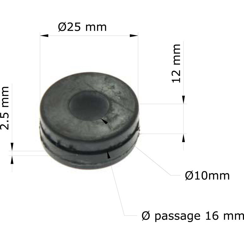 TOURMAX Silentblöcke für HONDA CR 125, CR 250 1981