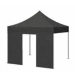 Panneau de porte amovible BIHR tonnelle de paddock Home Track 4.5x3m (réf. ) avec porte à fermeture éclair