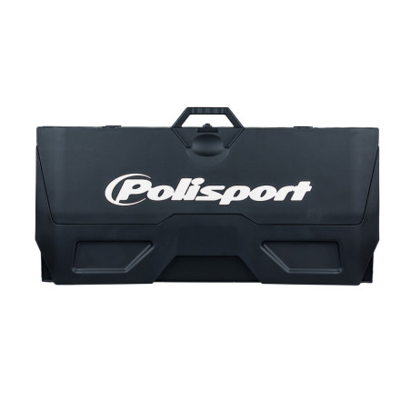 Alfombra plastica de box POLISPORT negro