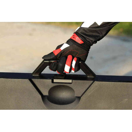 Alfombra plastica de box POLISPORT negro