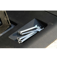 POLISPORT faltbare MX Unterlegmatte / Pit Mat - schwarz