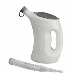 Messbecher mit 3l. Fassungsvermögen, mit flexiblem Einfüllschnorchel. PRESSOL