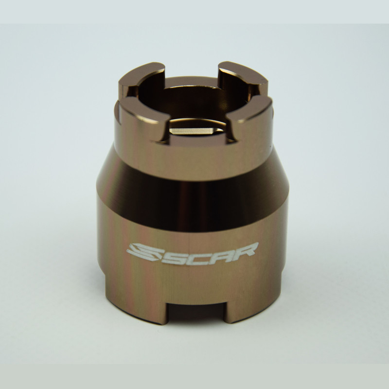 SCAR 2 in 1 Socket for WP Forks Compression Fork for KTM EXC 300, EXCF 250, HUSQVARNA FC 250, FC 450 and GAS GAS EX 300, MC 125 SCAR 2 in 1 Socket for WP Forks Compression Fork for KTM EXC 300, EXCF 250, HUSQVARNA FC 250, FC 450 and GAS GAS EX 300, MC 125