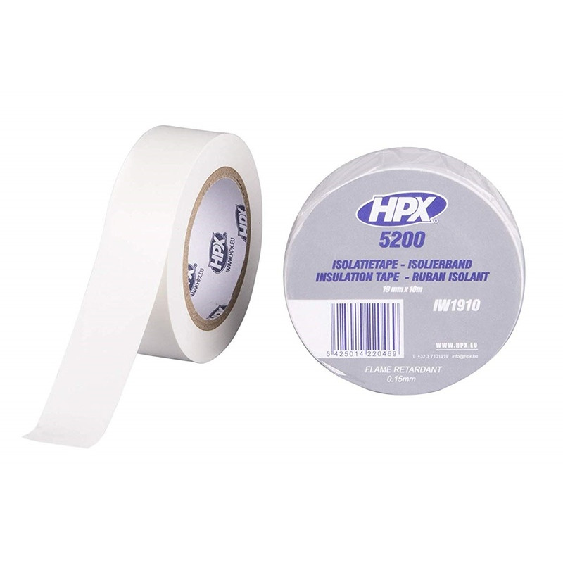 HPX Insulation Duct Tape White 19mm x 10m
