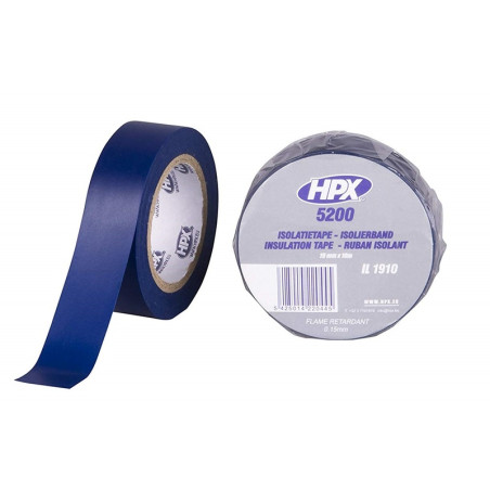 Cinta adhesiva aislante HPX azul