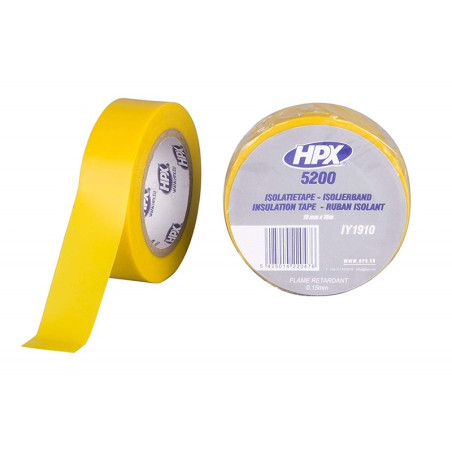 HPX Isolierband gelb 19 mm x 10 m