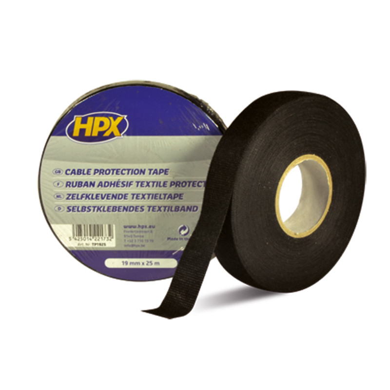 Cinta adhesiva algodón HPX negro Cinta adhesiva algodón HPX negro