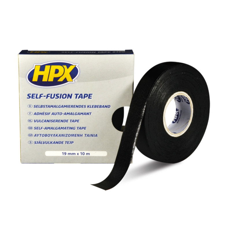 HPX Selbstverschweißendes Klebeband schwarz 19 mm x 10 m