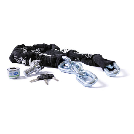 VECTOR Anti-Theft Kit - Padlock Ø21mm + Chain Ø14mm / 1,5m - SRA / ART4 / NF-FMCC Certified