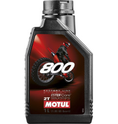 MOTUL 800 Factory Line Off-Road Racing 2T Motor Oil - 1L for VENT BAJA 50, DERAPAGE 50, DERAPAGE RR 50 and BETA RR 250 2017-2025