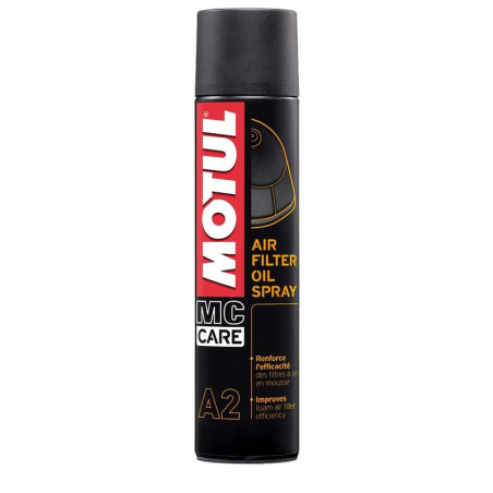Huile filtre à air MOTUL A2 Air Filter Oil - spray 400ml