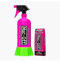 Pack bouteille aluminium et poudre nettoyante MUC-OFF Punk Powder/Bottle for Life